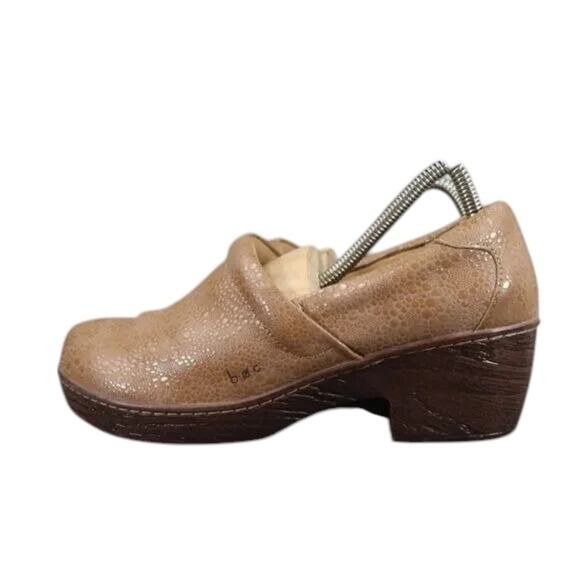 Born Concept Shoes Women 8.5 Clogs Peggy Pebble Boc Slip On Brown Classic Casual - Picture 3 of 13